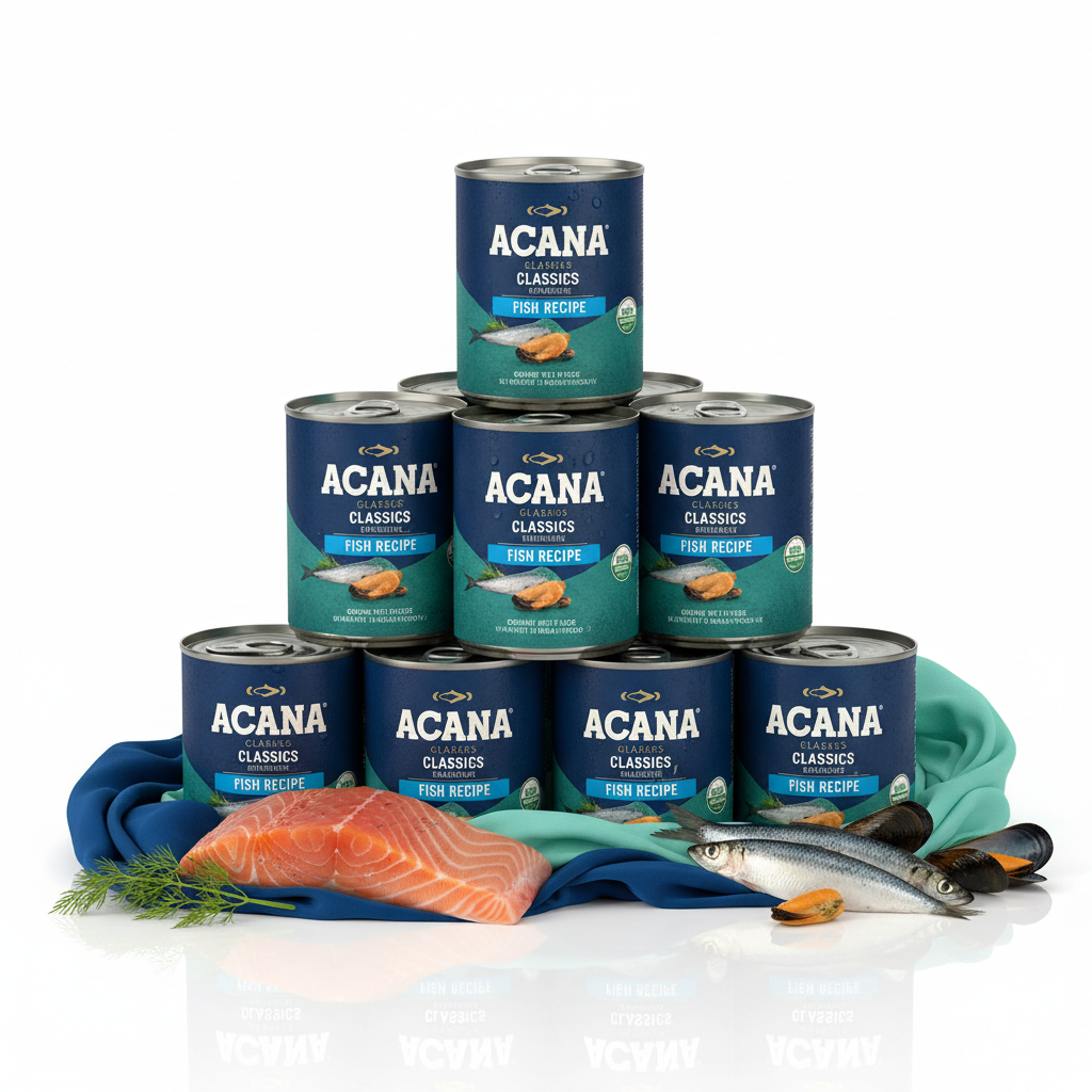 https://farmorganic.shop/products/acana-classics-pate-wet-dog-food-fish-recipe-12-5oz-cans-12-count - https://www.farmorganic.shop