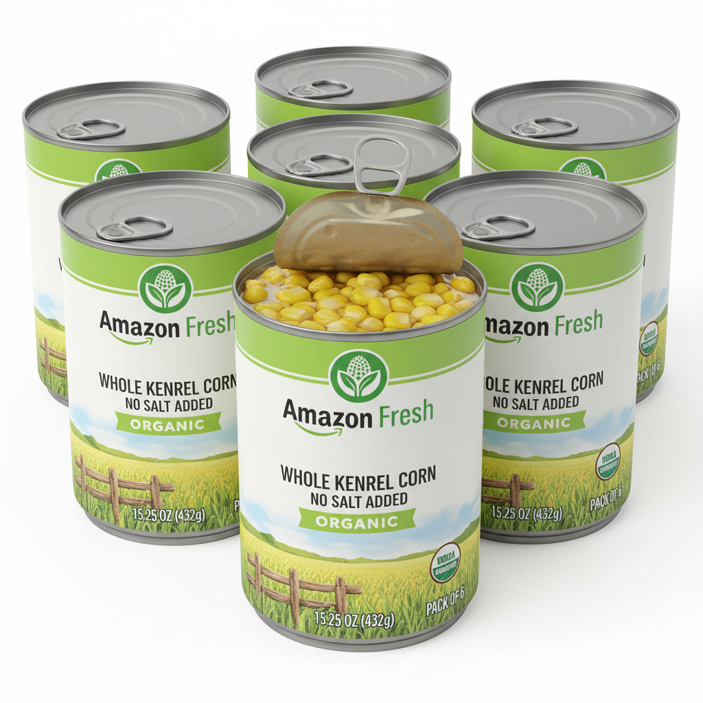 https://farmorganic.shop/products/amazon-fresh-canned-whole-kernel-corn-no-salt-added-15-25-oz-pack-of-6 - https://www.farmorganic.shop