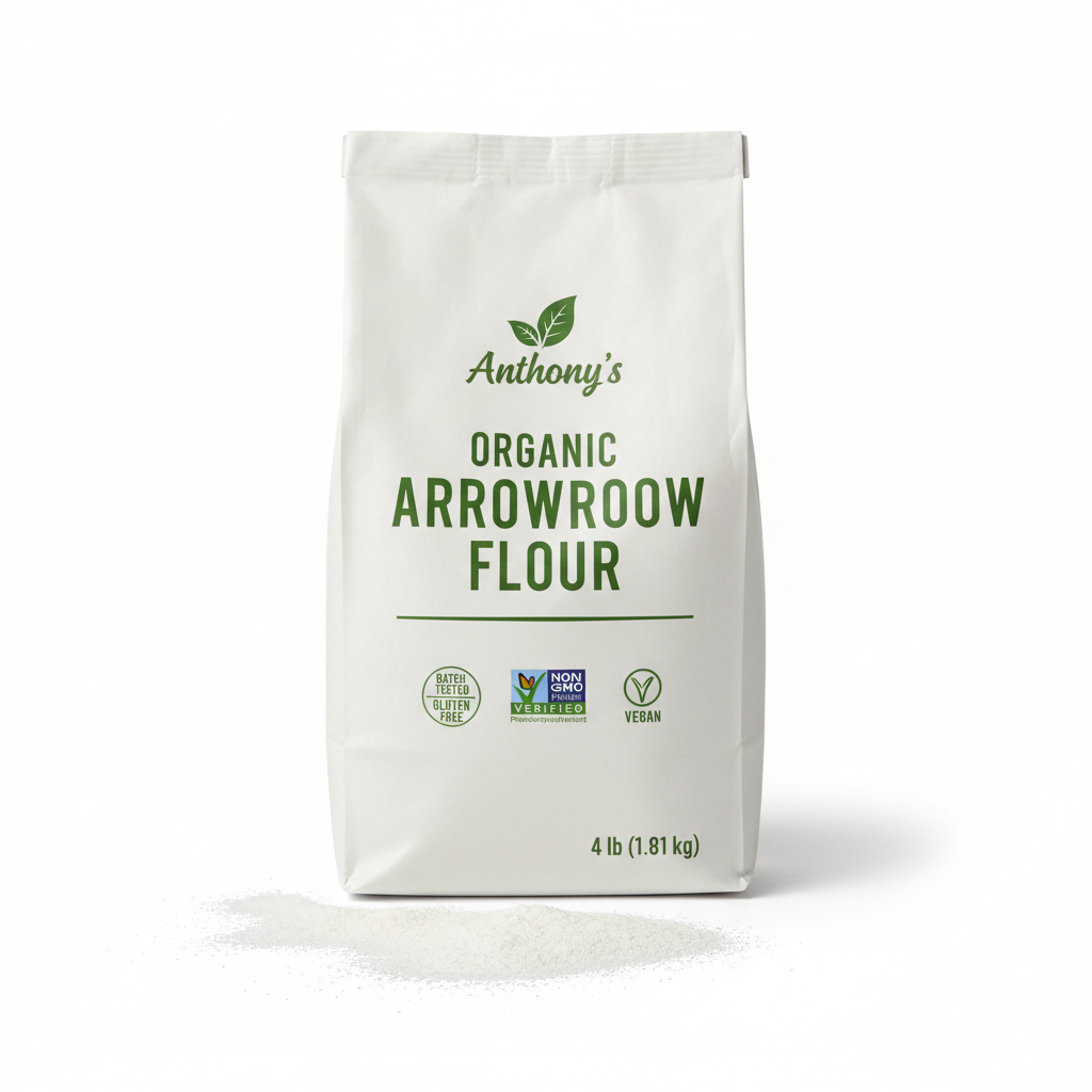 https://farmorganic.shop/products/anthonys-organic-arrowroot-flour-4-lb-batch-tested-gluten-free-non-gmo-vegan - https://www.farmorganic.shop