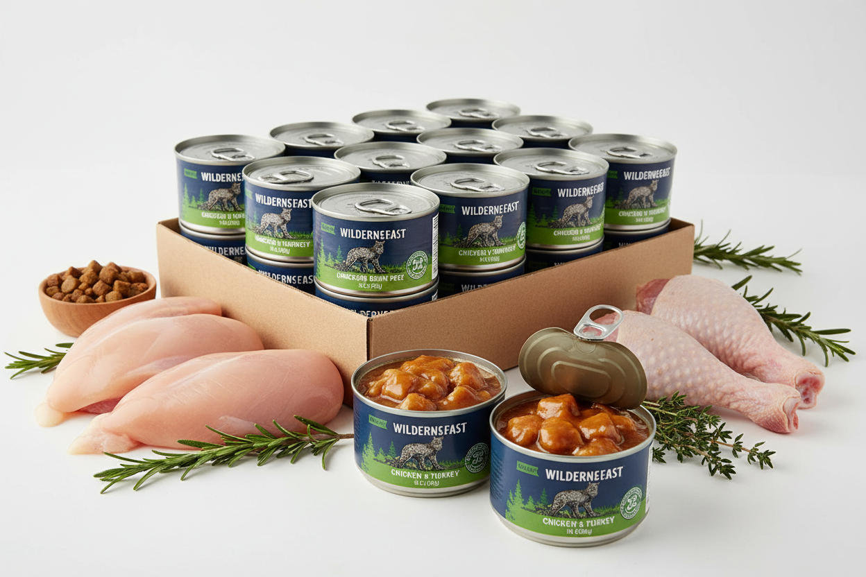 https://farmorganic.shop/products/blue-buffalo-wilderness-wild-delights-meaty-morsels-wet-cat-food-high-protein-grain-free-made-with-natural-ingredients-chicken-turkey-recipe-in-tasty-gravy-3-oz-cans-24-count