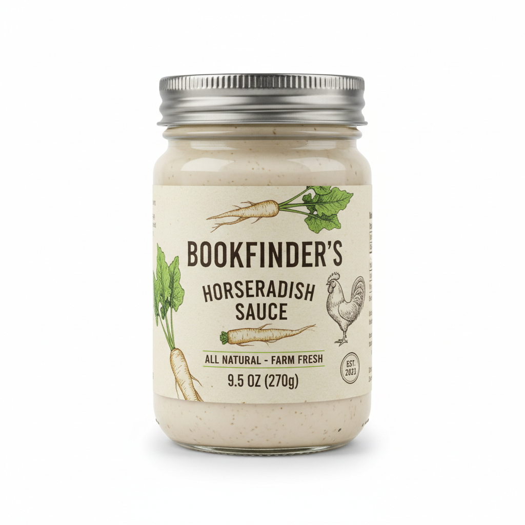 https://farmorganic.shop/products/bookfinders-horseradish-sauce-9-5-oz https://farmorganic.shop/products/bookfinders-horseradish-sauce-9-5-oz