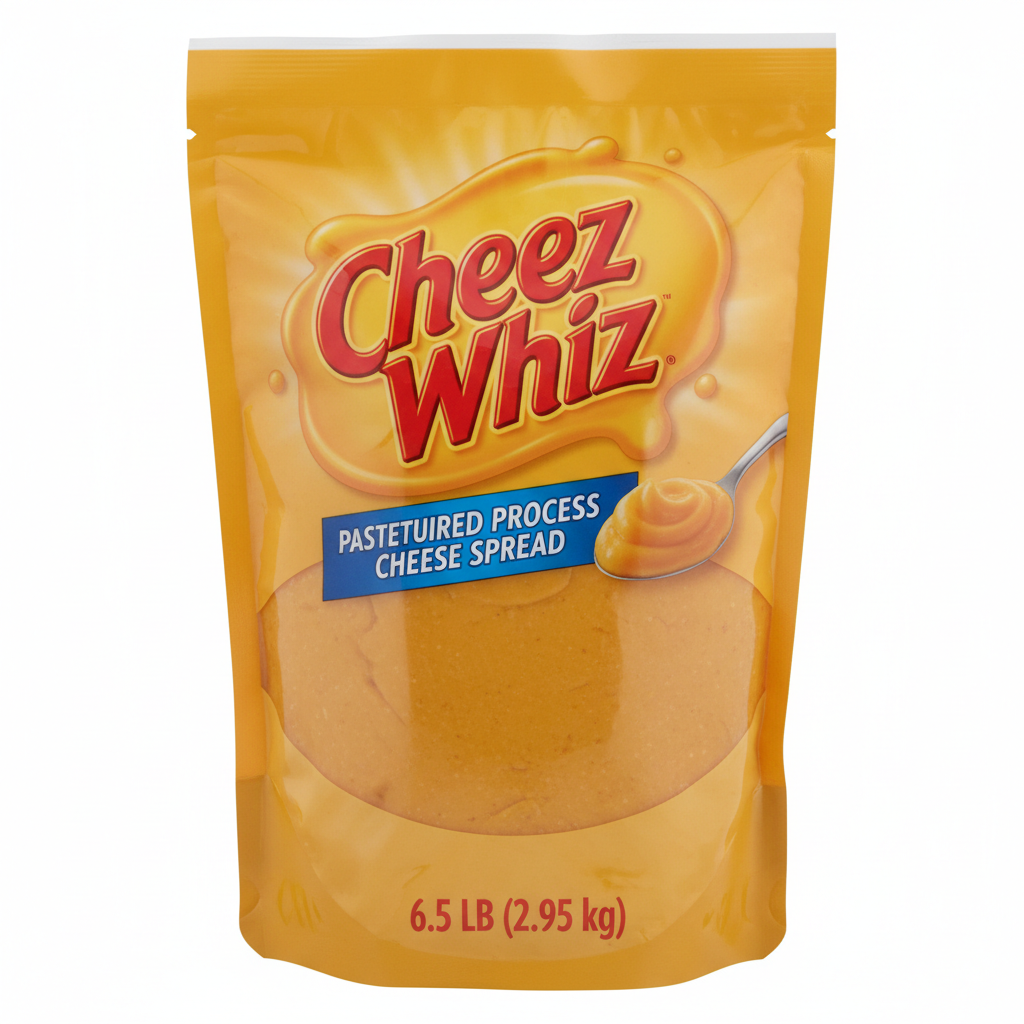 https://farmorganic.shop/products/cheez-whiz-pasteurized-process-cheese-spread-6-5-lb-pouch - https://www.farmorganic.shop