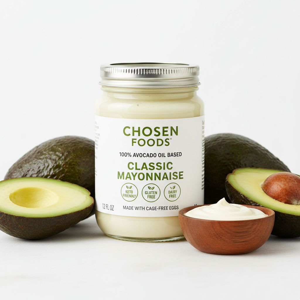https://farmorganic.shop/products/chosen-foods-100-avocado-oil-based-classic-mayonnaise-gluten-dairy-free-low-carb-keto-diet-friendly-mayo-for-sandwiches-dressings-and-sauces-made-with-cage-free-eggs-12-fl-oz https://farmorganic.shop/products/chosen-foods-100-avocado-oil-based-classic-mayonnaise-gluten-dairy-free-low-carb-keto-diet-friendly-mayo-for-sandwiches-dressings-and-sauces-made-with-cage-free-eggs-12-fl-oz
