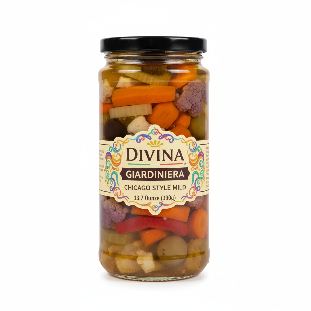 https://farmorganic.shop/products/divina-giardiniera-chicago-style-mild-13-7-ounce https://farmorganic.shop/products/divina-giardiniera-chicago-style-mild-13-7-ounce