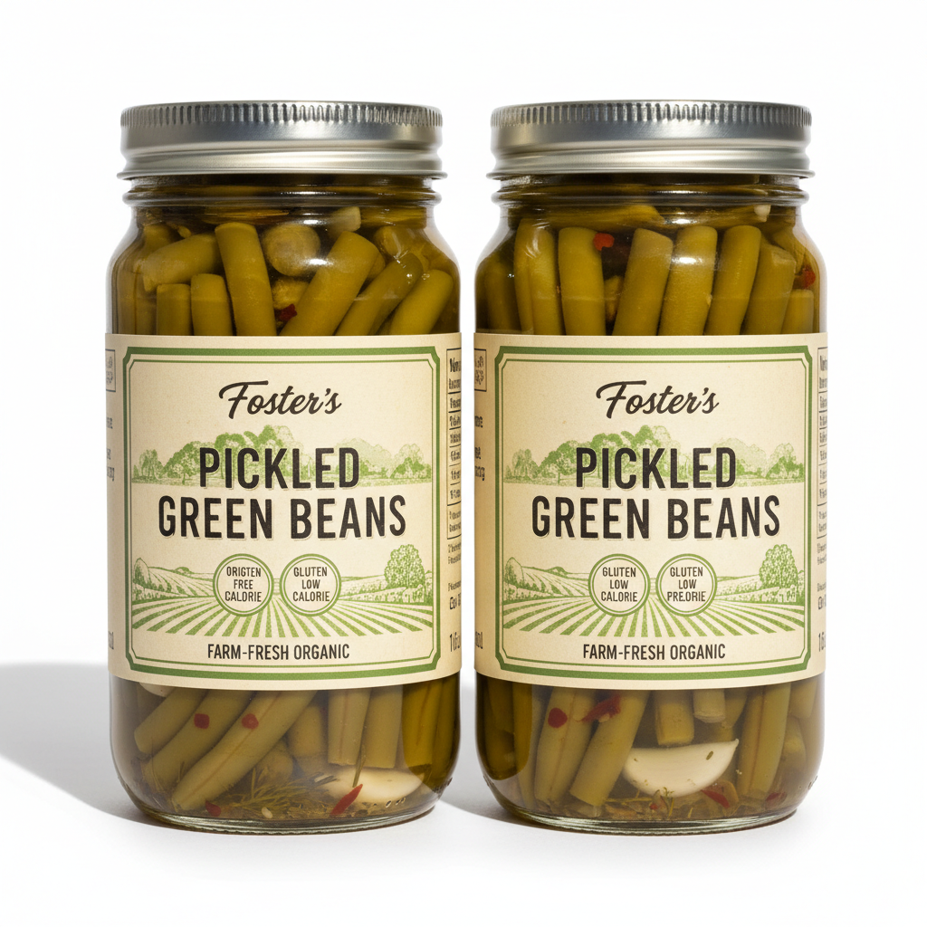 https://farmorganic.shop/products/fosters-pickled-green-beans-in-a-jar-original-16oz-2-pack-traditional-pickled-vegetables-recipe-for-over-40-years-low-calorie-snack-gluten-free-fat-and-preservative-free-pickles