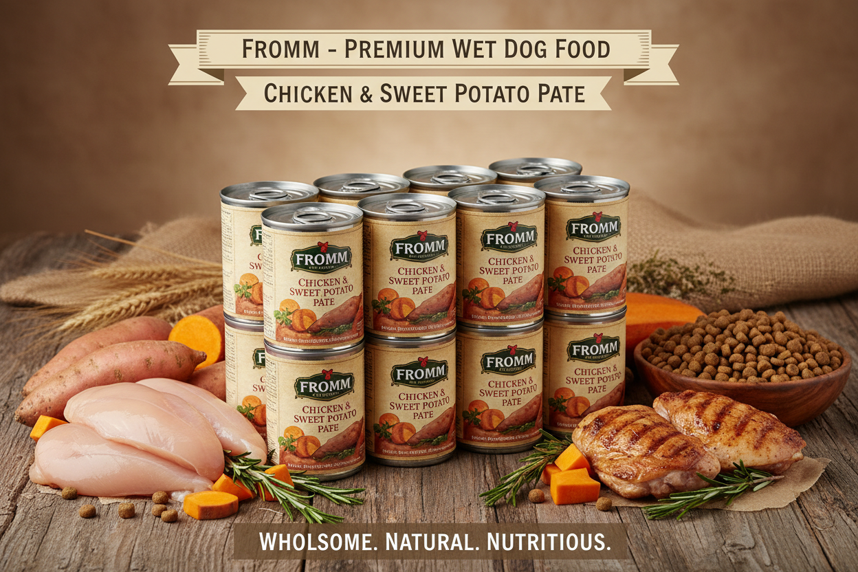 https://farmorganic.shop/products/fromm-chicken-sweet-potato-pate-dog-food-premium-wet-dog-food-chicken-recipe-case-of-12-cans