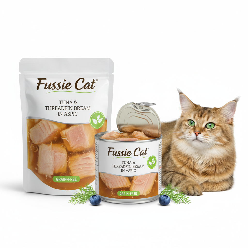 https://farmorganic.shop/products/fussie-cat-premium-tuna-threadfin-bream-in-aspic-grain-free-wet-cat-food-2-82oz-case-of-24