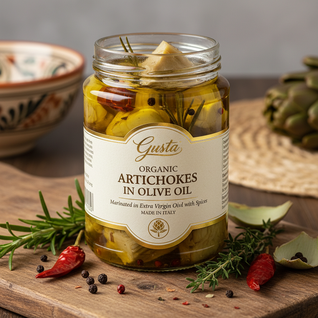 https://farmorganic.shop/products/gusta-artichokes-in-olive-oil-on-a-bed-of-spices-made-in-italy-organic-artichokes-glass-jar-with-extra-virgin-olive-oil-non-gmo-all-natural-perfect-snack-9-88oz-glass-jar - https://www.farmorganic.shop