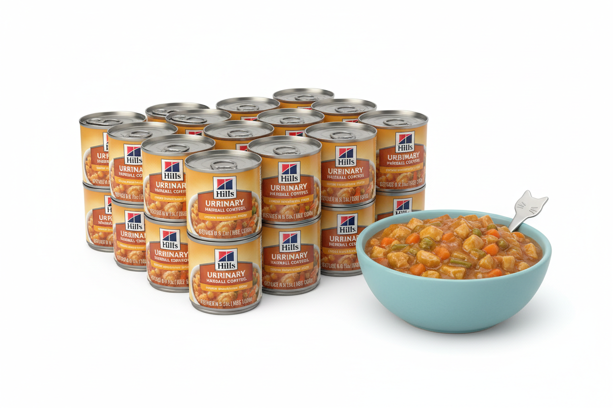 https://farmorganic.shop/products/hills-science-diet-urinary-hairball-control-adult-1-6-wet-cat-food-chicken-vegetables-stew-2-9-oz-cans-pack-of-24 - https://www.farmorganic.shop