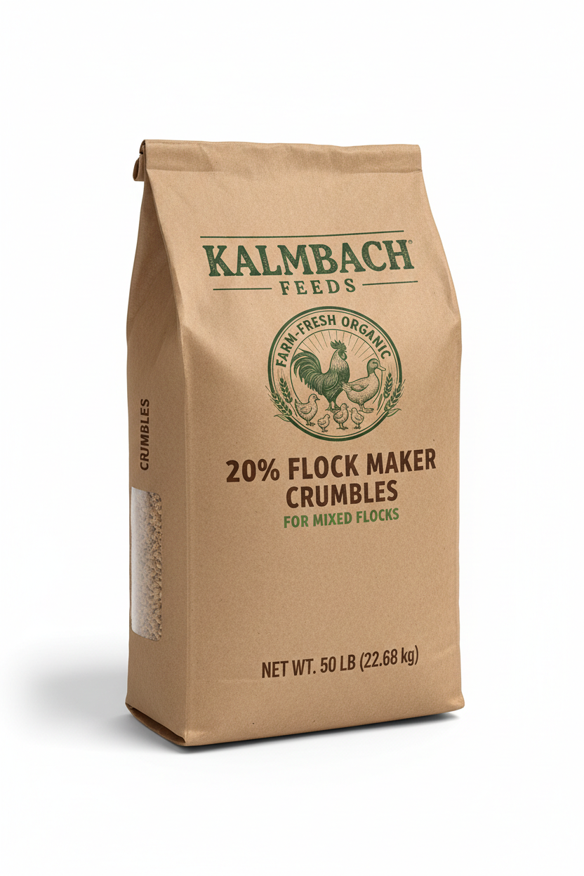 https://farmorganic.shop/products/kalmbach-feeds-20-flock-maker-crumbles-for-mixed-flocks-of-poultry-50-lb https://farmorganic.shop/products/kalmbach-feeds-20-flock-maker-crumbles-for-mixed-flocks-of-poultry-50-lb