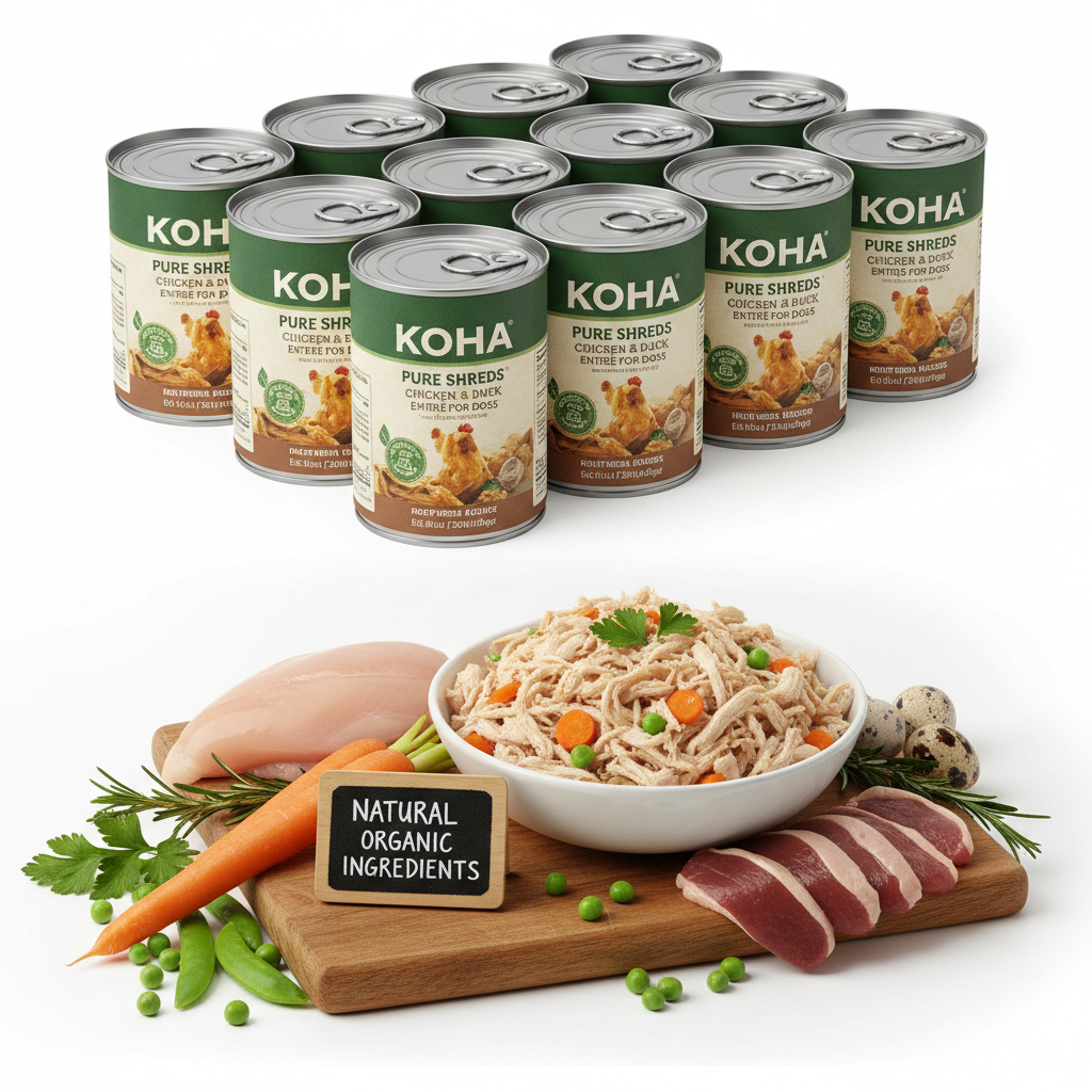 https://farmorganic.shop/products/koha-pure-shreds-chicken-and-duck-entree-for-dogs-12-5oz-cans-pack-of-12 https://farmorganic.shop/products/koha-pure-shreds-chicken-and-duck-entree-for-dogs-12-5oz-cans-pack-of-12