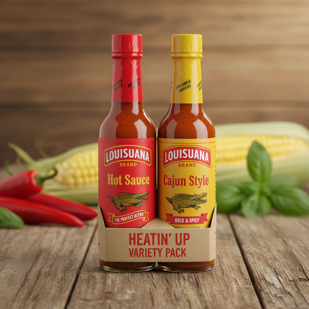 https://farmorganic.shop/products/louisiana-brand-hot-sauce-variety-pack-heatin-up-pack-of-2