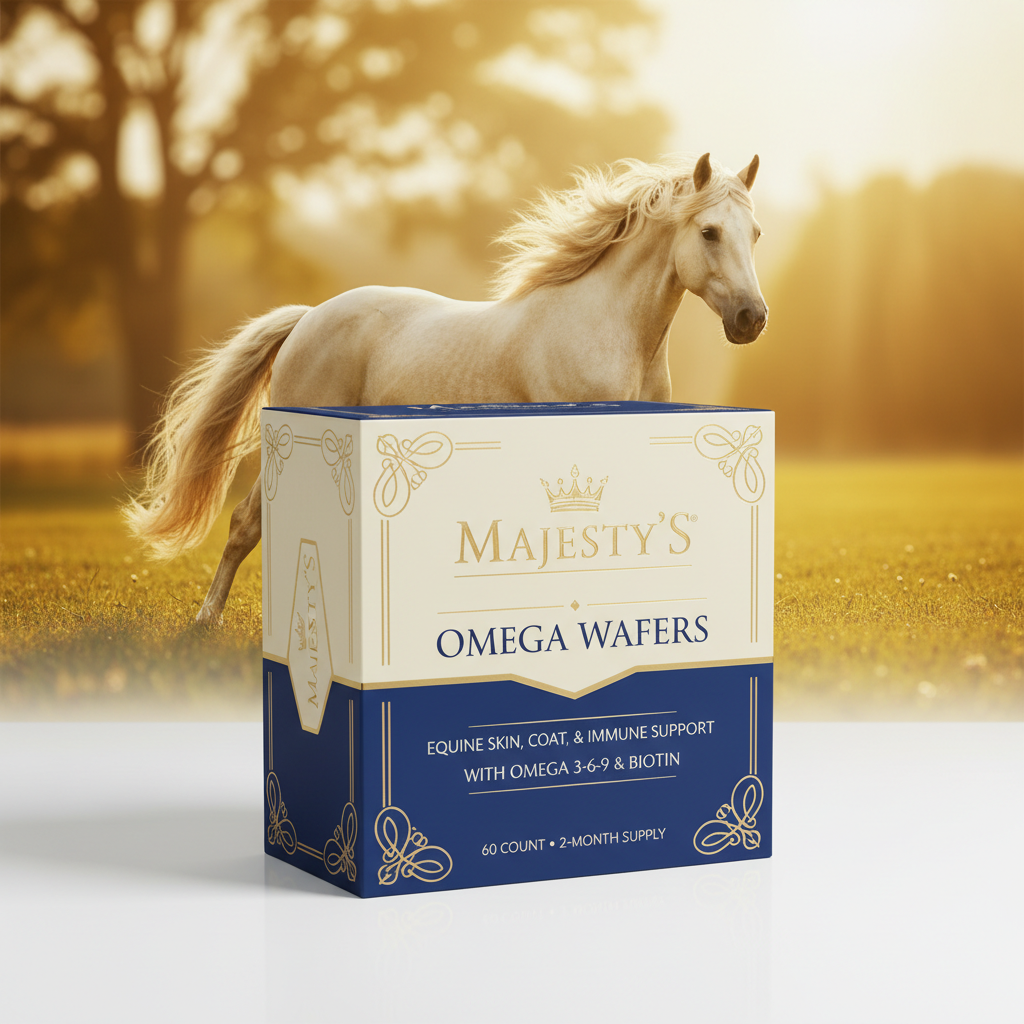 https://farmorganic.shop/products/majestys-omega-wafers-superior-horse-equine-skin-coat-and-immune-support-supplement-omega-3-6-9-and-biotin-60-count-2-month-supply - https://www.farmorganic.shop