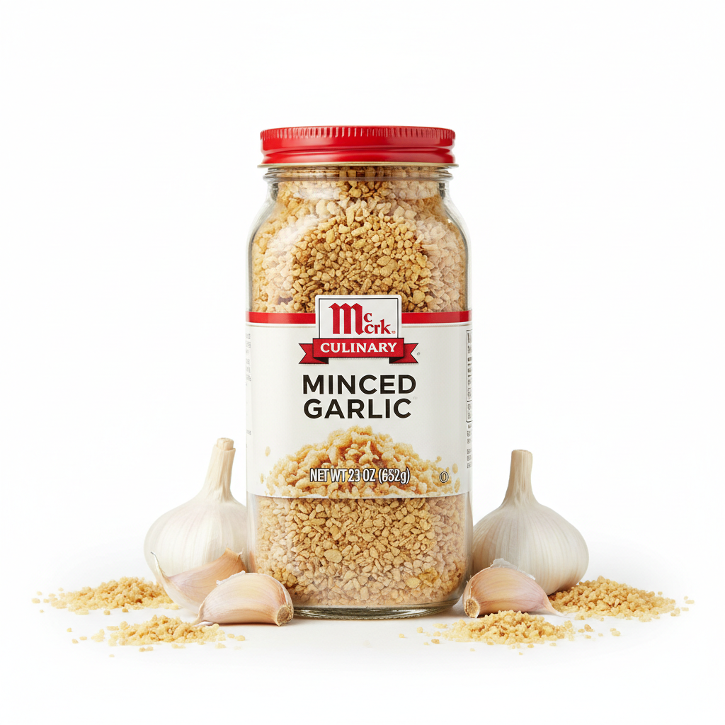 https://farmorganic.shop/products/mccormick-culinary-minced-garlic-23-oz-one-23-ounce-container-of-dried-minced-garlic-perfect-in-soups-stews-dressings-and-marinades - https://www.farmorganic.shop
