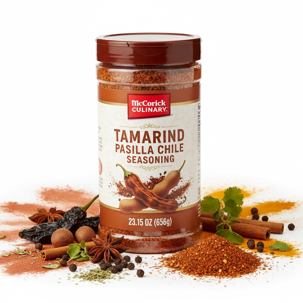 https://farmorganic.shop/products/mccormick-culinary-tamarind-pasilla-chile-seasoning-23-15-oz - https://www.farmorganic.shop