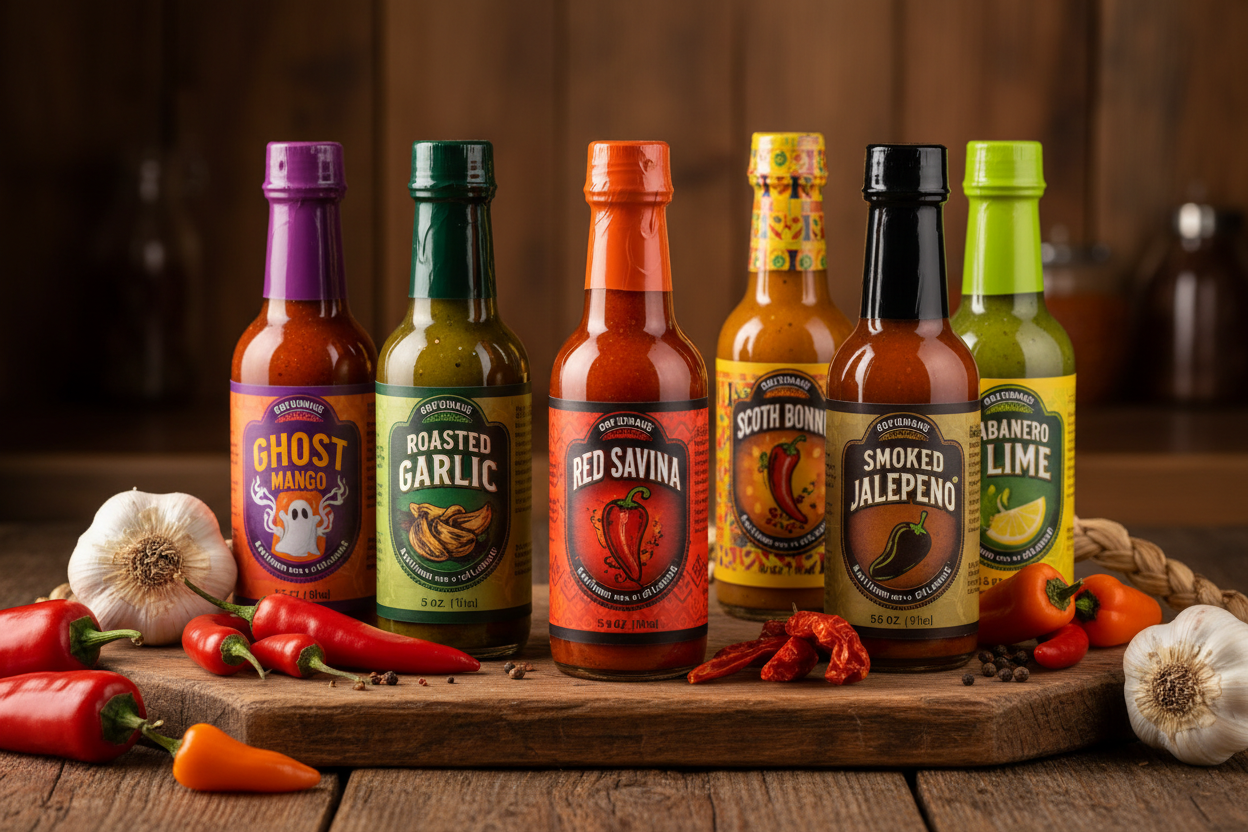 https://farmorganic.shop/products/melinda-s-chef-fig-s-heat-flavor-collection-gourmet-hot-sauce-gift-set-with-a-variety-of-flavors-spice-levels-includes-ghost-mango-garlic-red-savina-scotch-bonnet-jalapeno-5-oz-6-pack - https://www.farmorganic.shop