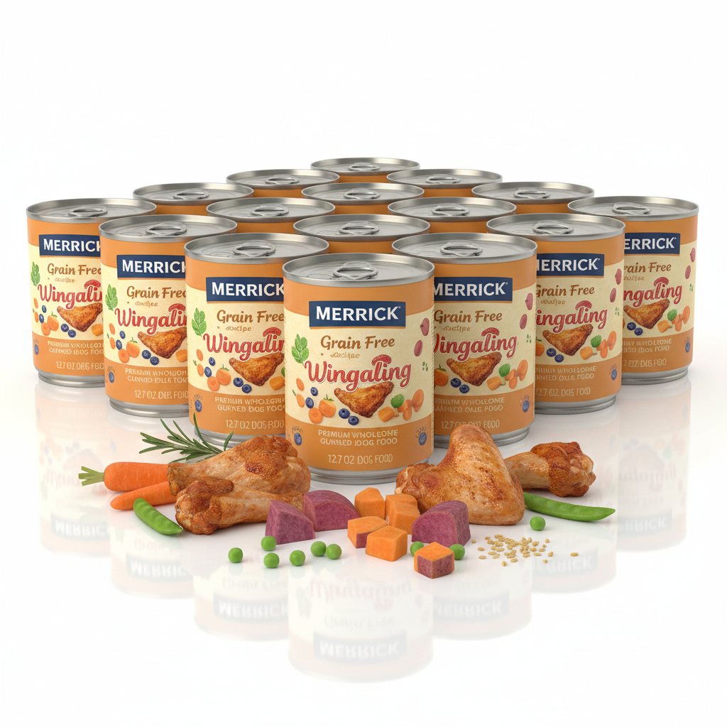 https://farmorganic.shop/products/merrick-grain-free-wet-dog-food-premium-and-wholesome-gluten-free-canned-adult-dog-food-wingaling-recipe-pack-of-12-12-7-oz-cans