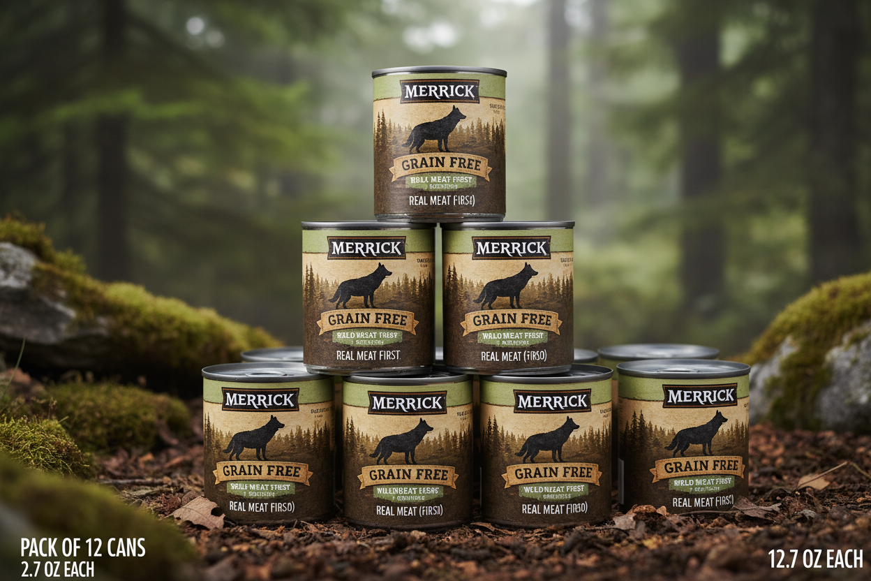 https://farmorganic.shop/products/merrick-grain-free-wet-dog-food-premium-soft-and-wholesome-canned-adult-dog-food-wilderness-blend-recipe-pack-of-12-12-7-oz-cans