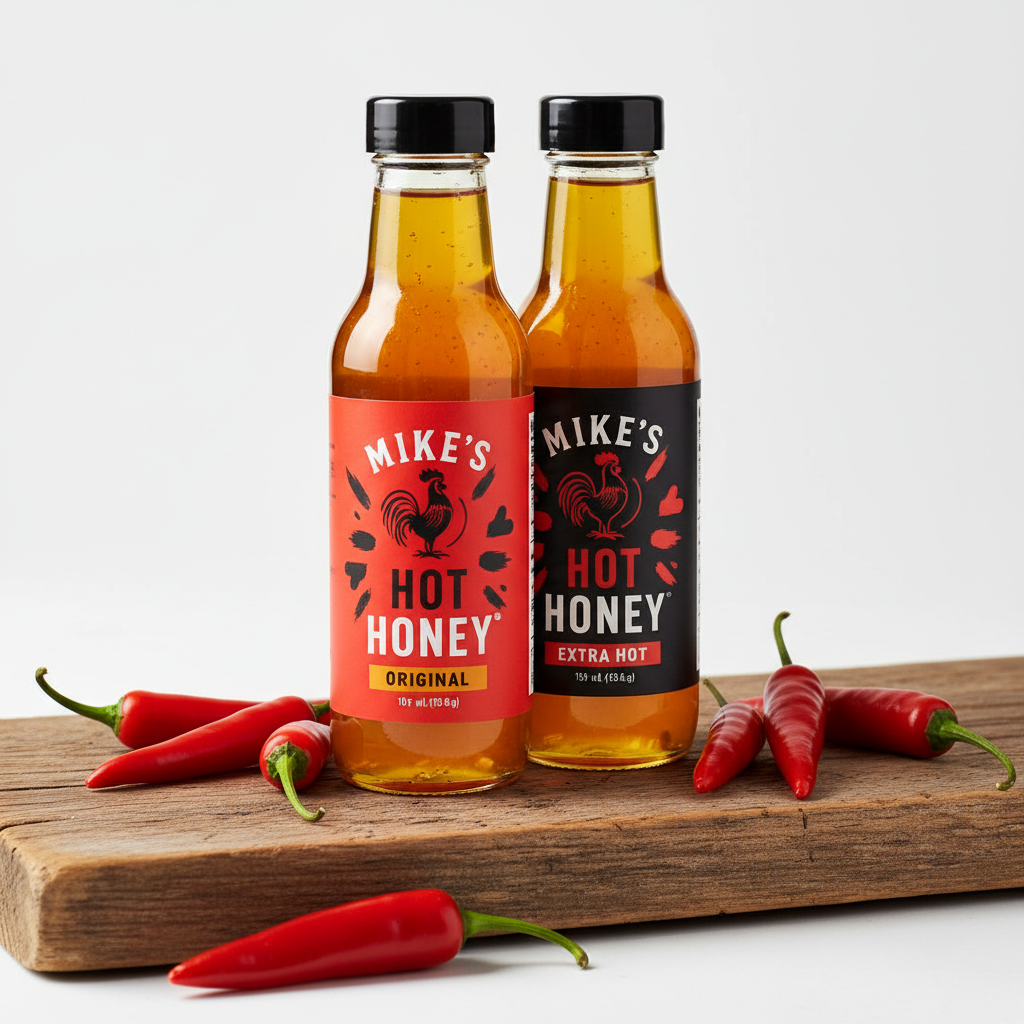 https://farmorganic.shop/products/mikes-hot-honey-original-extra-hot-americas-1-spicy-honey-with-chili-peppers-gluten-free-paleo-friendly-10oz-bottle-2-pack
