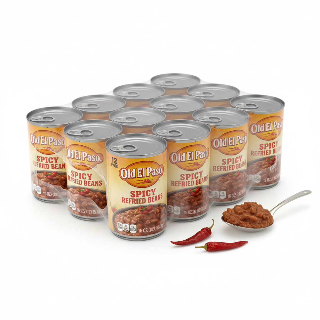 https://farmorganic.shop/products/old-el-paso-spicy-fat-free-refried-beans-16-ounces-pack-of-12