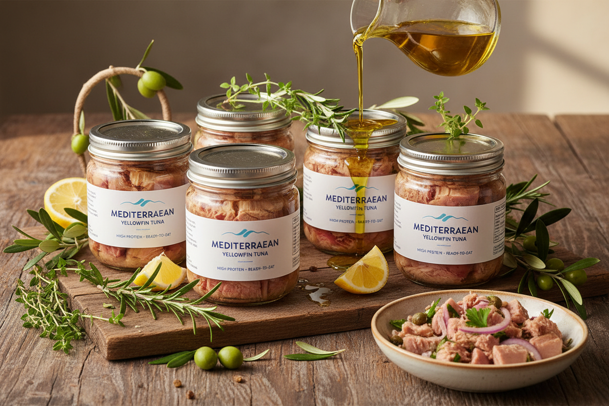 https://farmorganic.shop/products/onboard-yellowfin-tuna-fillets-mediterranean-seafood-diet-pescatarian-jarred-atun-fresh-sea-tuna-salad-high-in-protein-healthy-ready-to-eat-snacks-packed-in-glass-jar-6-packs-olive-oil