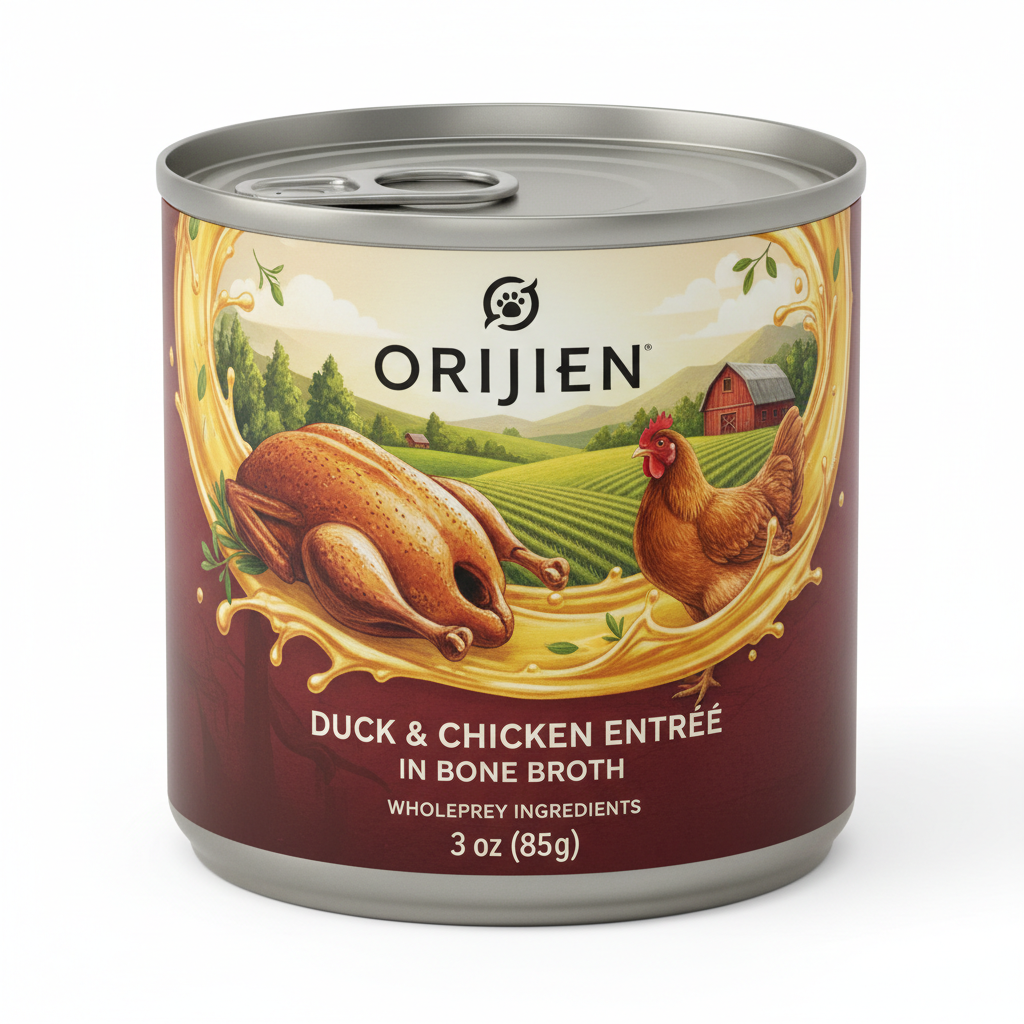 https://farmorganic.shop/products/orijen-duck-and-chicken-entree-in-bone-broth-wet-cat-food-wholeprey-ingredients-3-oz-case-of-24