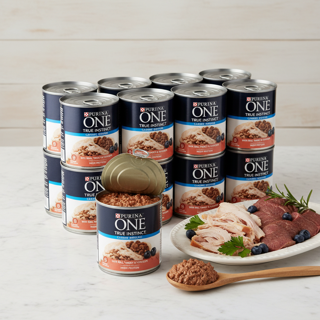 https://farmorganic.shop/products/purina-one-wet-dog-food-true-instinct-classic-ground-grain-free-formula-with-real-turkey-and-venison-high-protein-wet-dog-food-pack-of-12-13-oz-cans