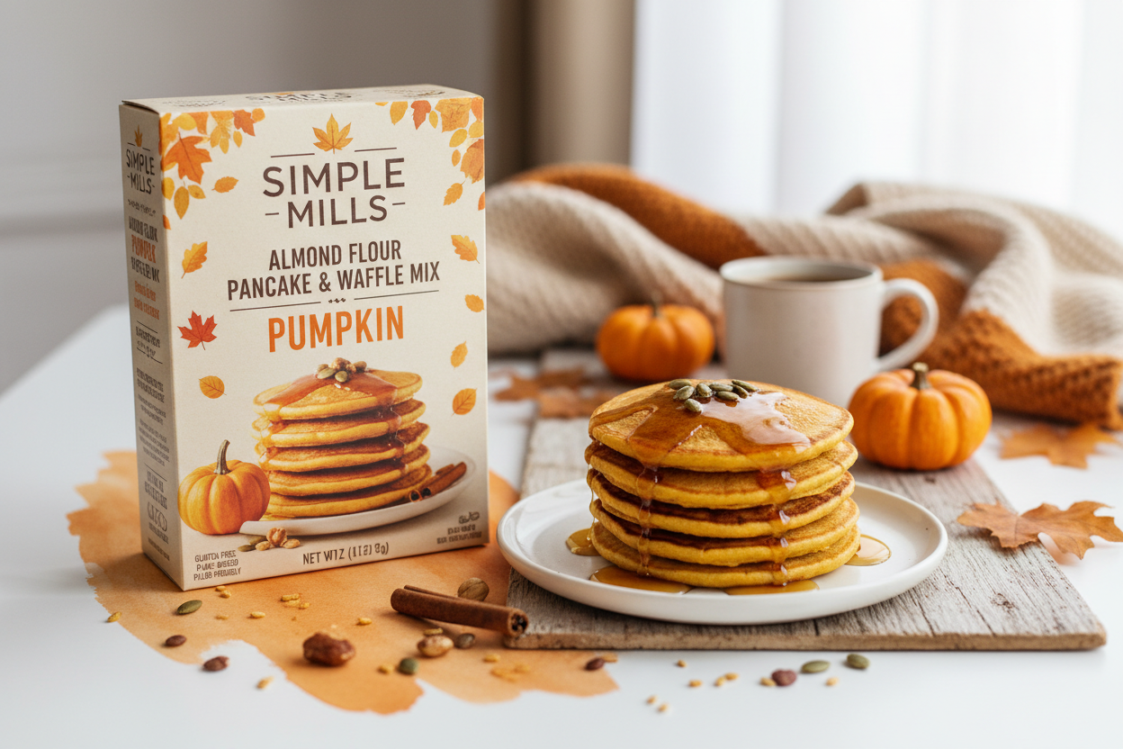 https://farmorganic.shop/products/simple-mills-almond-flour-pancake-waffle-mix-pumpkin-gluten-free-plant-based-paleo-friendly-breakfast-10-7-ounce-pack-of-1