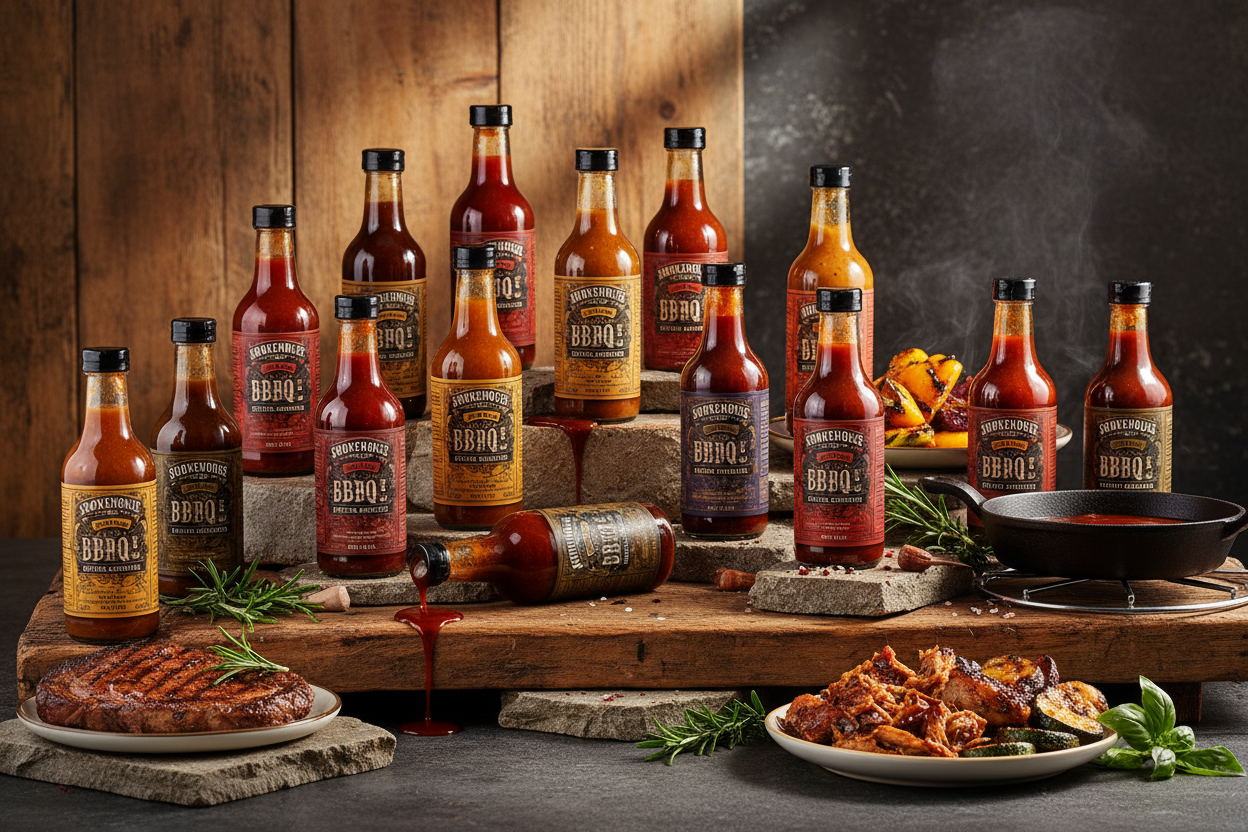 https://farmorganic.shop/products/smokehouse-by-thoughtfully-gourmet-bbq-sauce-sampler-variety-pack-in-glass-bottles-vegan-and-vegetarian-flavors-range-from-full-bodied-pitmaster-classics-to-foodie-inspired-creations-pack-of-14 - https://www.farmorganic.shop