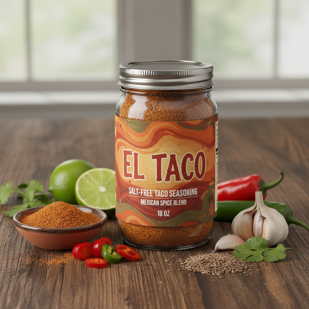 https://farmorganic.shop/products/spiceology-el-taco-salt-free-taco-seasoning-mexican-spice-blend-use-on-tacos-fajitas-chicken-beef-and-veggies-18-oz - https://www.farmorganic.shop