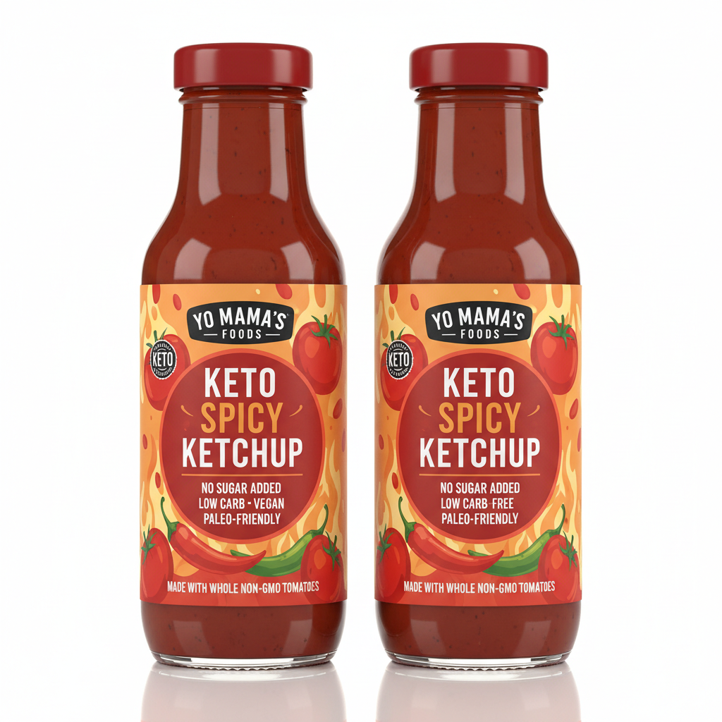 https://farmorganic.shop/products/yo-mamas-foods-keto-spicy-ketchup-pack-of-2-no-sugar-added-low-carb-vegan-gluten-free-paleo-friendly-and-made-with-whole-non-gmo-tomatoes