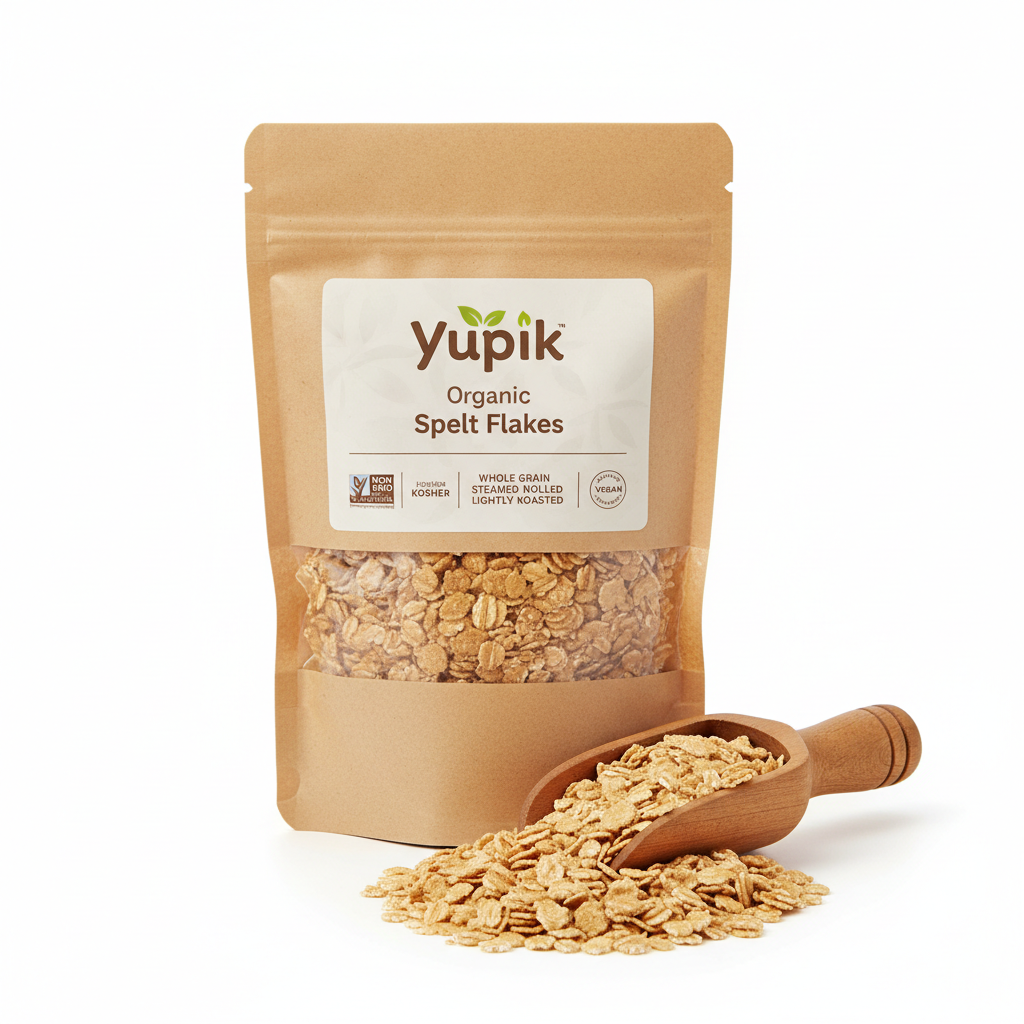 https://farmorganic.shop/products/yupik-organic-spelt-flakes-2-2-lb-35-2-oz-non-gmo-kosher-vegan-made-from-raw-whole-grains-steamed-rolled-lightly-roasted-flakes-source-of-fiber-iron-ideal-for-cooking-baking