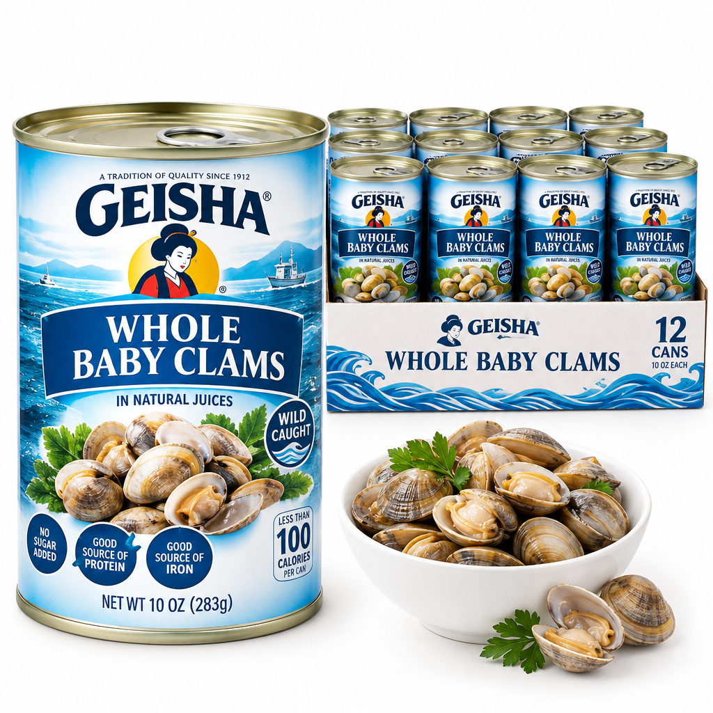 https://farmorganic.shop/products/geisha-whole-baby-clams-10oz-pack-of-12-baby-clams-no-sugar-added-wild-caught-good-source-of-protein-good-source-of-iron-less-than-100kcal-per-canee https://farmorganic.shop/products/geisha-whole-baby-clams-10oz-pack-of-12-baby-clams-no-sugar-added-wild-caught-good-source-of-protein-good-source-of-iron-less-than-100kcal-per-canee
