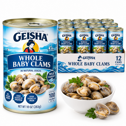 https://farmorganic.shop/products/geisha-whole-baby-clams-10oz-pack-of-12-baby-clams-no-sugar-added-wild-caught-good-source-of-protein-good-source-of-iron-less-than-100kcal-per-canee https://farmorganic.shop/products/geisha-whole-baby-clams-10oz-pack-of-12-baby-clams-no-sugar-added-wild-caught-good-source-of-protein-good-source-of-iron-less-than-100kcal-per-canee