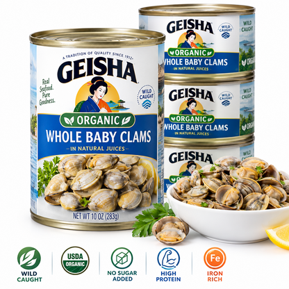 https://farmorganic.shop/products/geisha-whole-baby-clams-10oz-pack-of-12-baby-clams-no-sugar-added-wild-caught-good-source-of-protein-good-source-of-iron-less-than-100kcal-per-canee https://farmorganic.shop/products/geisha-whole-baby-clams-10oz-pack-of-12-baby-clams-no-sugar-added-wild-caught-good-source-of-protein-good-source-of-iron-less-than-100kcal-per-canee