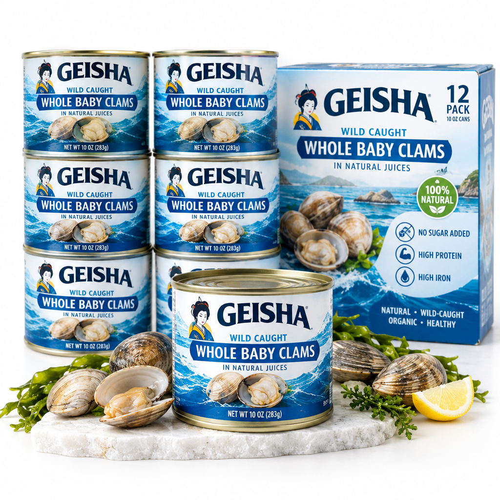 https://farmorganic.shop/products/geisha-whole-baby-clams-10oz-pack-of-12-baby-clams-no-sugar-added-wild-caught-good-source-of-protein-good-source-of-iron-less-than-100kcal-per-canee https://farmorganic.shop/products/geisha-whole-baby-clams-10oz-pack-of-12-baby-clams-no-sugar-added-wild-caught-good-source-of-protein-good-source-of-iron-less-than-100kcal-per-canee