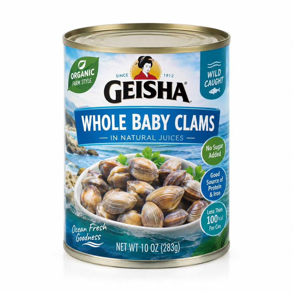 https://farmorganic.shop/products/geisha-whole-baby-clams-10oz-pack-of-12-baby-clams-no-sugar-added-wild-caught-good-source-of-protein-good-source-of-iron-less-than-100kcal-per-canee https://farmorganic.shop/products/geisha-whole-baby-clams-10oz-pack-of-12-baby-clams-no-sugar-added-wild-caught-good-source-of-protein-good-source-of-iron-less-than-100kcal-per-canee