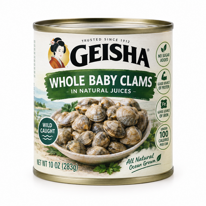 https://farmorganic.shop/products/geisha-whole-baby-clams-10oz-pack-of-12-baby-clams-no-sugar-added-wild-caught-good-source-of-protein-good-source-of-iron-less-than-100kcal-per-canee https://farmorganic.shop/products/geisha-whole-baby-clams-10oz-pack-of-12-baby-clams-no-sugar-added-wild-caught-good-source-of-protein-good-source-of-iron-less-than-100kcal-per-canee