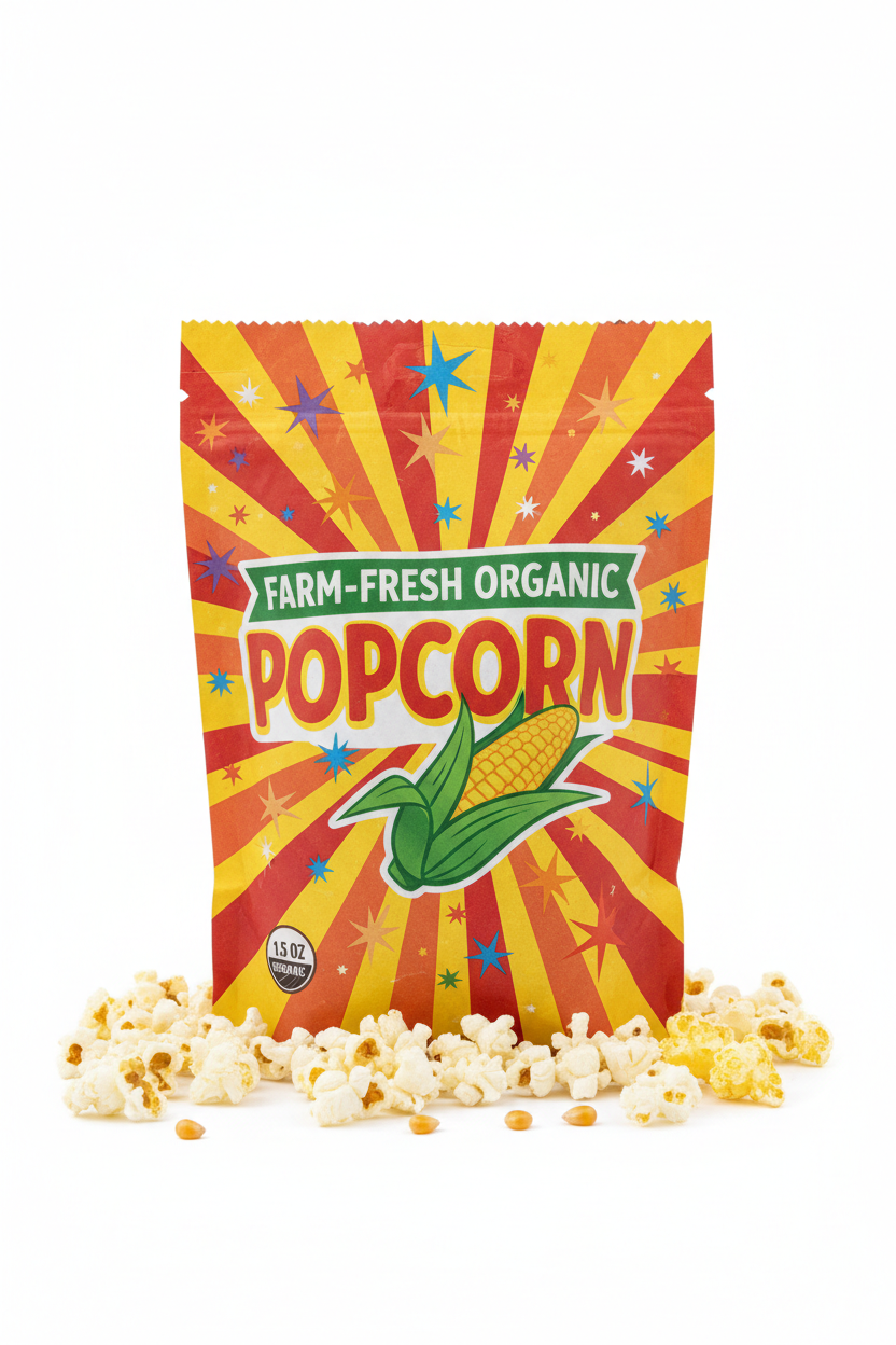 https://farmorganic.shop/products/1-5-oz-popcorn-bag-burst-design-1000-per-case - https://www.farmorganic.shop