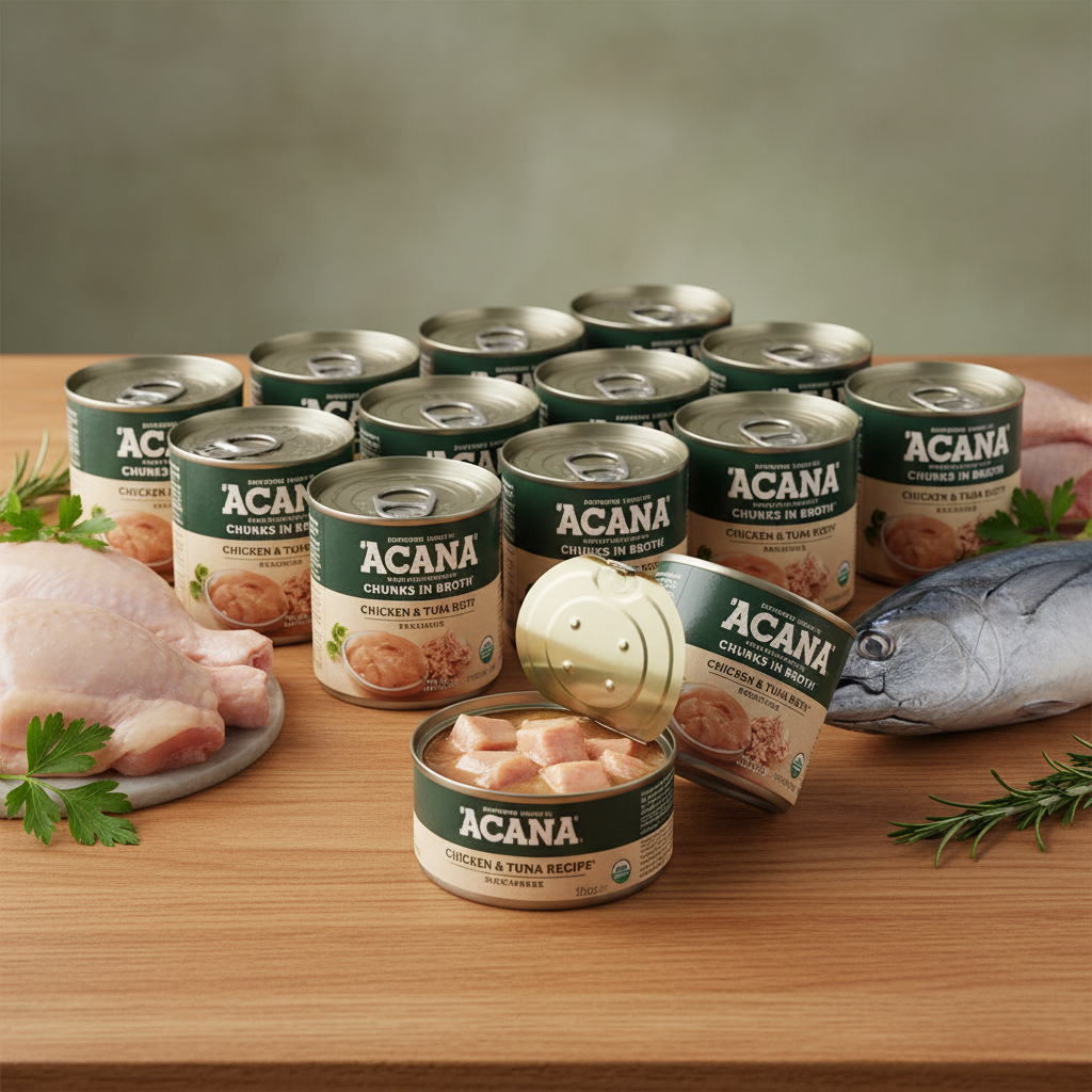 https://farmorganic.shop/products/acana-chunks-in-broth-chicken-tuna-recipe-3oz-case-of-12-cans - https://www.farmorganic.shop
