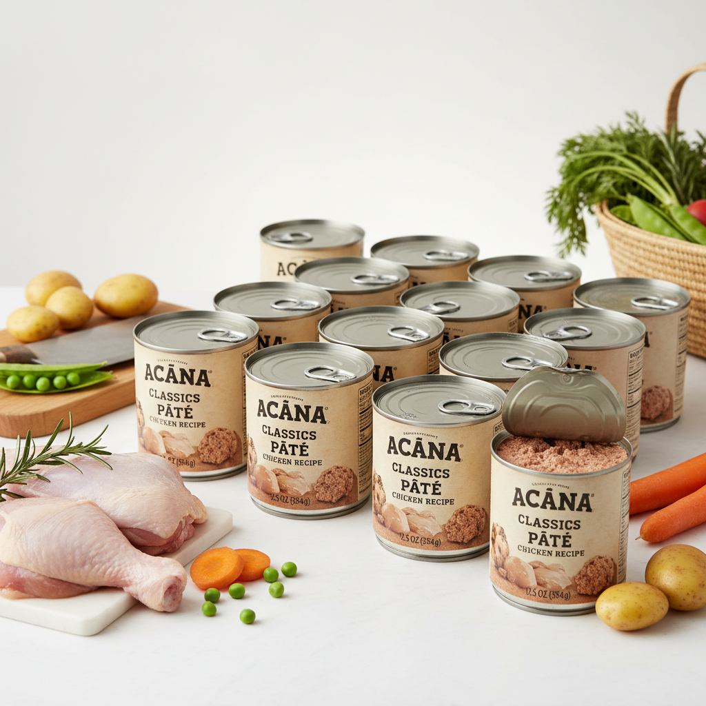 https://farmorganic.shop/products/acana-classics-pate-wet-dog-food-chicken-recipe-12-5oz-cans-12-count - https://www.farmorganic.shop