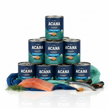 https://farmorganic.shop/products/acana-classics-pate-wet-dog-food-fish-recipe-12-5oz-cans-12-count - https://www.farmorganic.shop