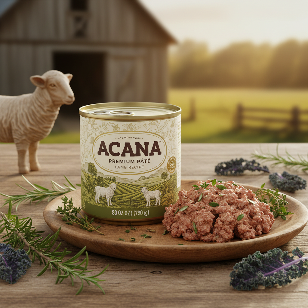 https://farmorganic.shop/products/acana-premium-pate%E2%84%A2-wet-dog-food-lamb-recipe-12-8oz-case-of-12 - https://www.farmorganic.shop