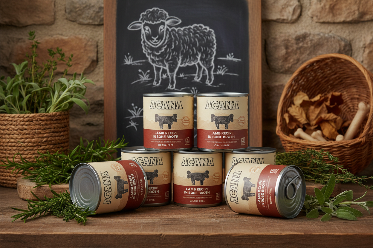 https://farmorganic.shop/products/acana-premium-pate-in-bone-broth-grain-free-wet-dog-food-lamb-recipe-12-8oz-cans-12-count - https://www.farmorganic.shop