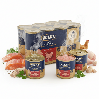 https://farmorganic.shop/products/acana-premium-pate-wet-cat-food-in-bone-broth-salmon-chicken-recipe-5-5oz-cans-12-count - https://www.farmorganic.shop