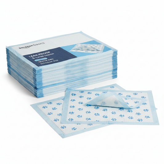 https://farmorganic.shop/products/amazon-basics-leak-proof-dog-and-puppy-potty-training-pee-pads-with-quick-dry-5-layer-super-absorbent-design-regular-size-22-x-22-inch-blue-white-100-count