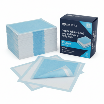 https://farmorganic.shop/products/amazon-basics-super-absorbent-dog-and-puppy-potty-pads-leak-proof-5-layer-design-with-quick-dry-surface-for-housebreaking-heavy-duty-absorbency-x-large-28-x-34-inch-blue-white-25-pack - https://www.farmorganic.shop