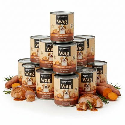 https://farmorganic.shop/products/amazon-brand-wag-stew-canned-dog-food-turkey-sweet-potato-recipe-13-2-oz-can-pack-of-12 - https://www.farmorganic.shop