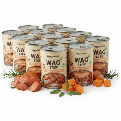 https://farmorganic.shop/products/amazon-brand-wag-stew-canned-dog-food-turkey-sweet-potato-recipe-13-2-oz-can-pack-of-12 - https://www.farmorganic.shop