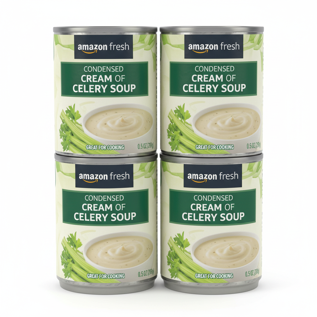 https://farmorganic.shop/products/amazon-fresh-condensed-cream-of-celery-soup-10-5-oz-previously-happy-belly-packaging-may-vary-pack-of-4 - https://www.farmorganic.shop